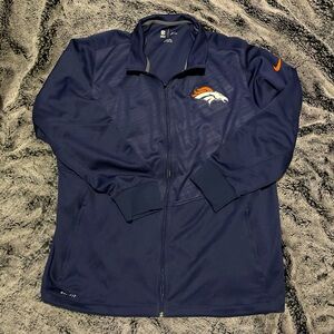 Nike Dark Blue Broncos Full-Zip Jacket